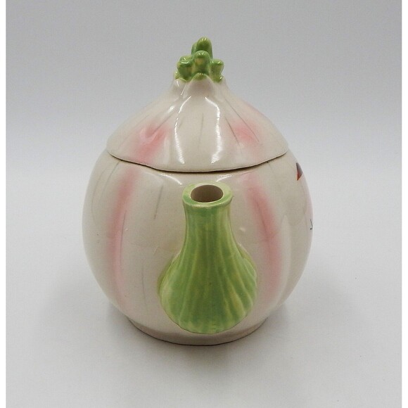 Vintage Holt Howard Angry Garlic Teapot Anthropomorphic Hand-Painted Japan - Picture 4 of 10